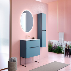 MUEBLE BAÑO GALSAKY INDUSTRIAL BAJO 2C 90 CM ISLAND MATE