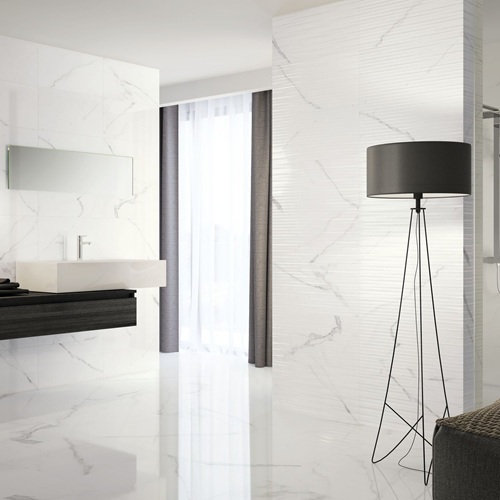 REV. DECORADO DUOMO RECT. 33,3X90 BLANCO MATE
